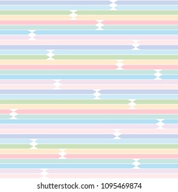 vector Colorful line Abstract seamless pattern on white background
