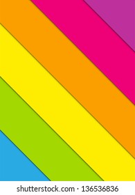 Vector - Colorful Lines Background Rainbow