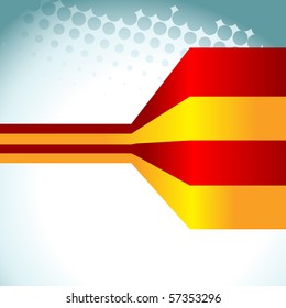 vector colorful lines on white background