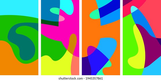 Patrón de fondo abstracto de líquido colorido vector