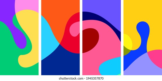 Patrón de fondo abstracto de líquido colorido vector