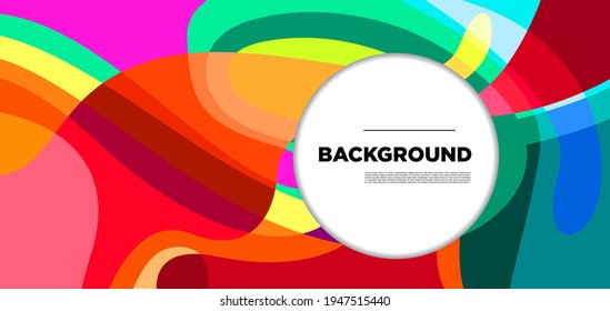 Vector colorful liquid abstract background pattern