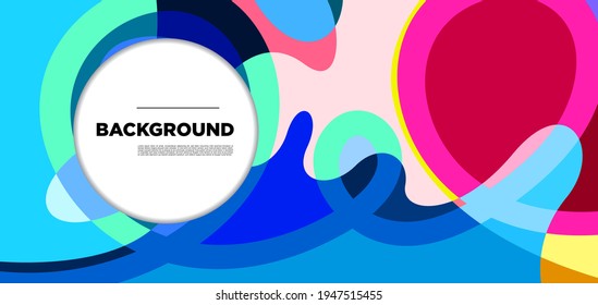 Vector colorful liquid abstract background pattern
