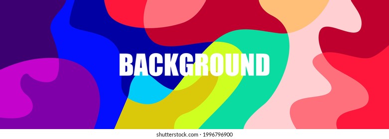 Vector colorful liquid abstract background pattern