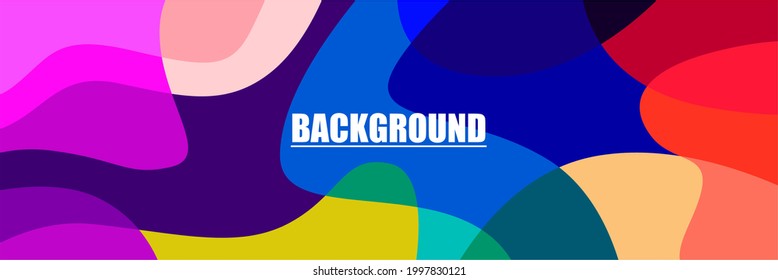 Vector colorful liquid abstract background pattern