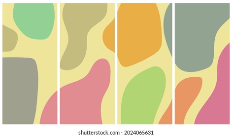 Vector colorful liquid abstract background pattern. Creative illustration for poster, web, landing, page, cover, advertisement, greeting, card, social media, promotion.