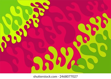 Vector colorful liquid abstract background pattern for poster, banner, print, and social media story