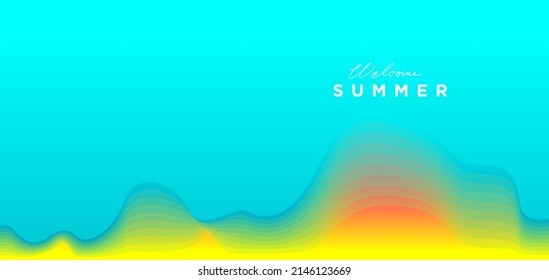 Vektorfarbiger flüssiger und flüssiger Hintergrund für die Sommerkollektion