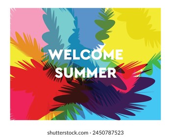 Vector Colorful liquid and fluid background for summer collection Colorful Summer background layout banners design. for summer collection shape texture yellow