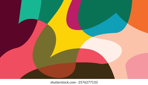 Vector Colorful liquid and fluid background for summer collection	
