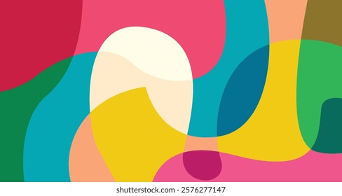 Vector Colorful liquid and fluid background for summer collection	
