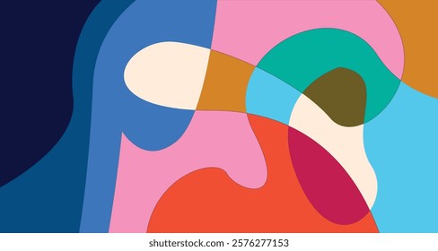 Vector Colorful liquid and fluid background for summer collection	
