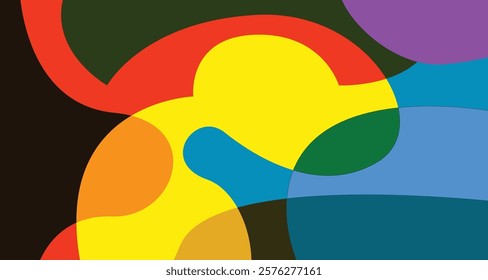Vector Colorful liquid and fluid background for summer collection	
