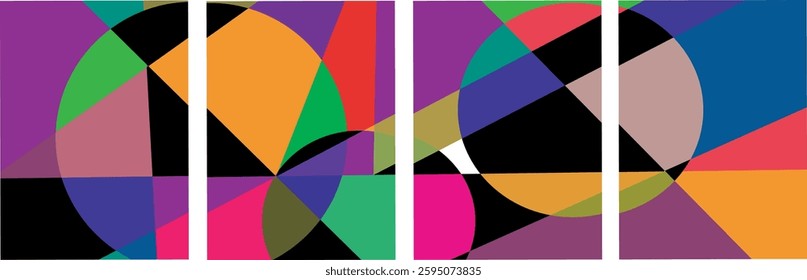 Vector Colorful liquid and fluid background story for summer collection