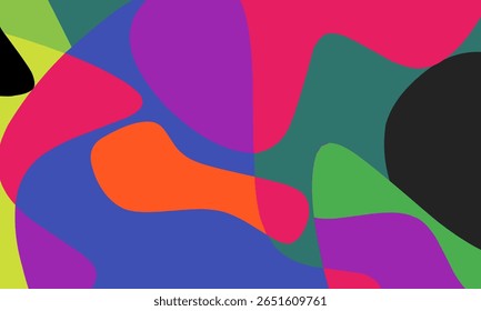 Fondo líquido y fluido colorido del Vector para la colección del verano