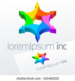 Vector colorful logo