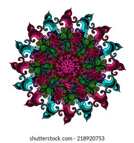 Vector colorful mandala