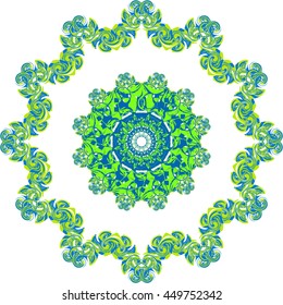 Vector colorful mandala abstract