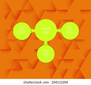 vector colorful metaball round diagram infographics for presentations. can be used for business, marketing templates and graphics