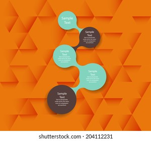 vector colorful metaball round diagram infographics for presentations. can be used for business, marketing templates and graphics