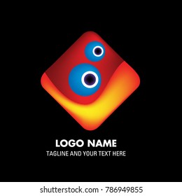 Vector colorful mexican culture logo