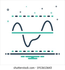 Icono de mezcla de colores vectoriales para admisión