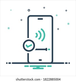 Icono de mezcla de colores vectoriales para permitir
