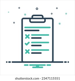 Vector colorful mix icon for appropriate