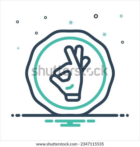 Vector colorful mix icon for appropriate [[stock_photo]] © 