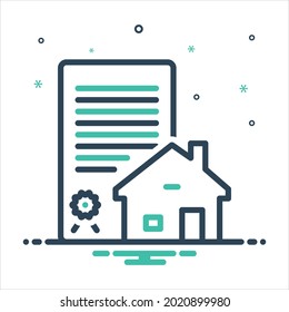 Vector colorful mix icon for aspect
