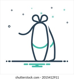 Vector colorful mix icon for ballet