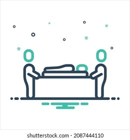 Vector colorful mix icon for bodies