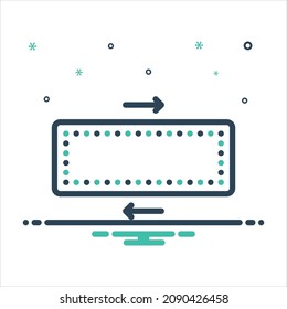 Vector colorful mix icon for broad