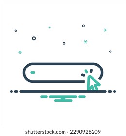 Vector colorful mix icon for button