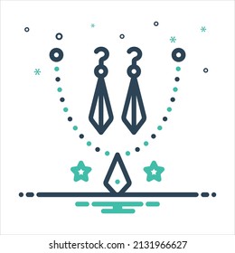 Icono de mezcla de colores vectorial para el encanto