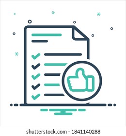 Vector colorful mix icon for do