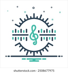 Icono de mezcla de colores de Vector para el efecto