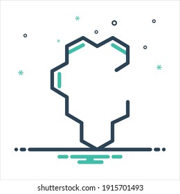Vector colorful mix icon for epa