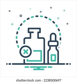 Icono de mezcla de colores vectoriales para esencialmente