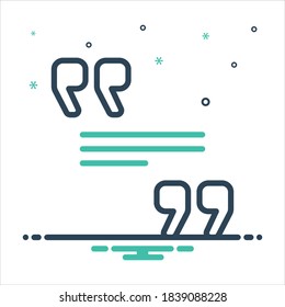 Vector colorful mix icon for example