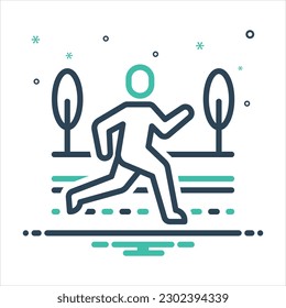 Icono de mezcla de colores vectorial para ft