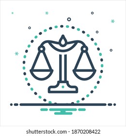 Icono de mezcla de colores vectoriales para la integridad