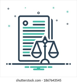 Icono de mezcla de colores vectorial para las leyes