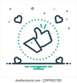 Icono de mezcla de colores vectoriales para