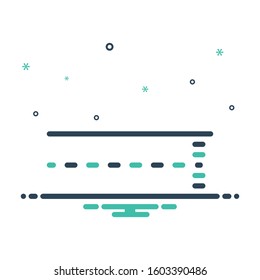 Vector colorful mix icon for line