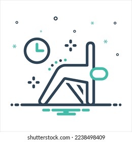 Icono de mezcla de colores vectoriales para mantener