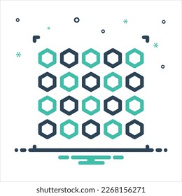 Vector colorful mix icon for much