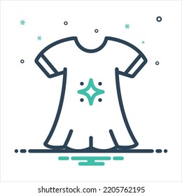 Vector colorful mix icon for nylon