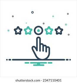 Icono de mezcla de color vectorial para velocidad