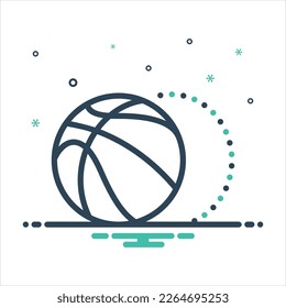 Vector colorful mix icon for reflected